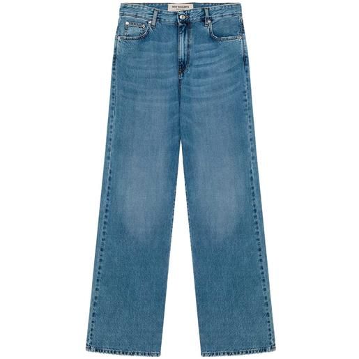 ROY ROGERS pantalone super wide ocean donna