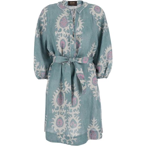 Bazar Deluxe abito con stampa - blu