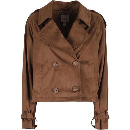 Urbancode giacca con bottoni - marrone