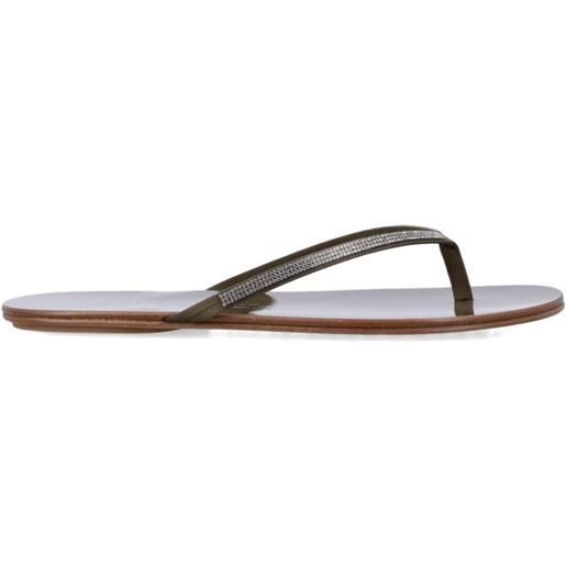 Sandali con zeppa di piattaforma intrecciati casual da donna in stile