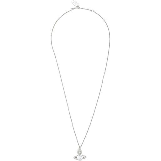 Collana A Girocollo Con Strass E Ciondolo Cuore: Scintillante, Elegante, Per Donna