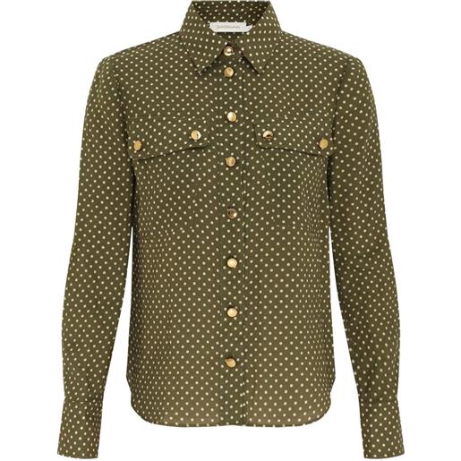 ZIMMERMANN camicia luna - verde