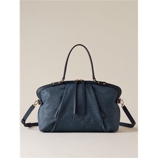 Borbonese frame borsa bauletto medium