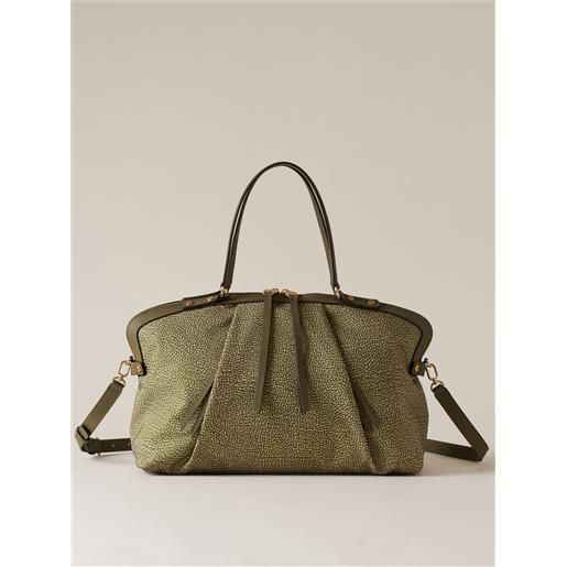 Borbonese frame borsa bauletto medium