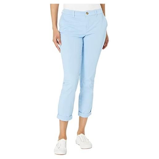Tommy Hilfiger hampton chino pants pantaloni leggeri da donna con vestibilità comoda, nero, 52