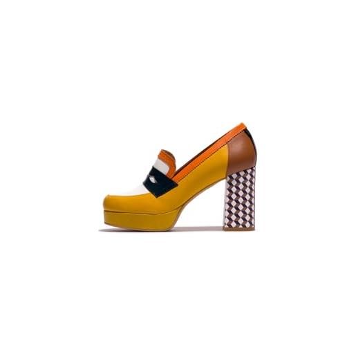 Fly London erok453fly, moccasin donna, scarlet/black/white, 41 eu