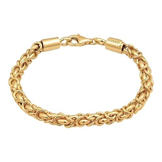 Lawellery Bracciale In Argento 925 Placcato Oro Per Giuristi – Regolabile 16-19 Cm – Gioielli A Tema Giuridico