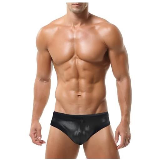 AIEOE Slip da Bagno per Uomo Costume da Bagno con Pad Rimovibile e