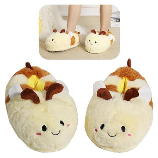 Pantofole Halloween A Forma Di Zucca Per Donna - Ciabatte In Peluche Morbido, Calde E Antiscivolo - Ideali Per Inverno, Regalo Natalizio, Comode Per La Casa