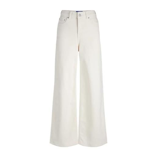JACK & JONES jjxx jxtokyo wide hw jeans c6171 dnm noos, white denim/dettagli: bianco spento, 32w x 32l