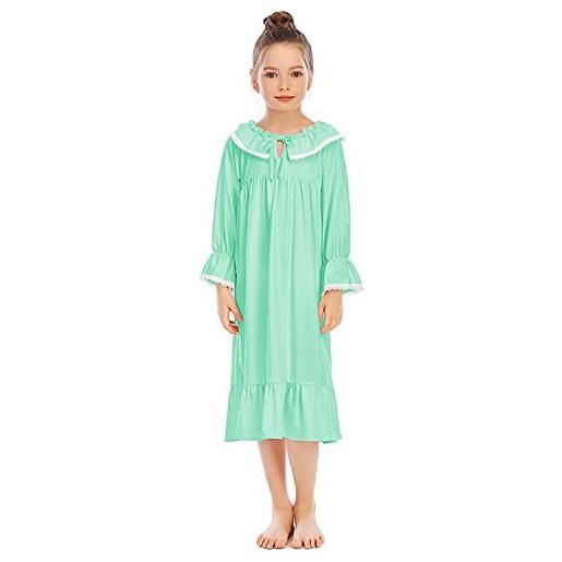 Happy Cherry - Pigiama in Cotone per Bambini Ragazza Set Pigiama Tinta