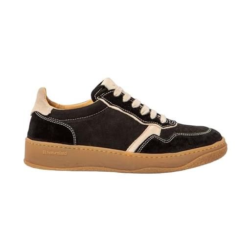 El Naturalista n5844 geo, scarpe da ginnastica unisex-adulto, nero, crema, 39 eu larga