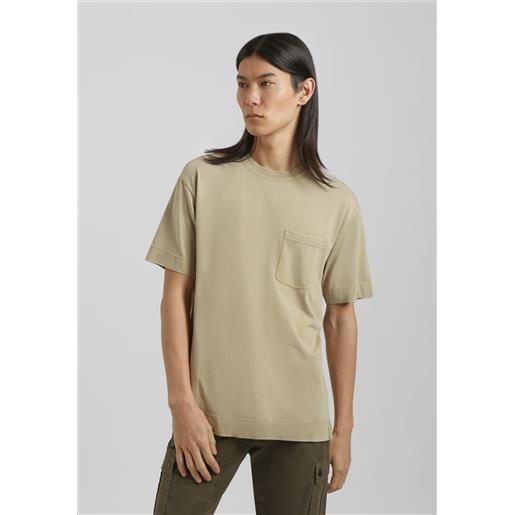 ClaytonItalia t-shirt effetto lavato con taschino" - uomo