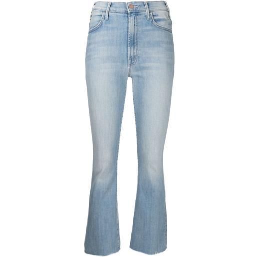 MOTHER jeans svasati a vita alta - blu