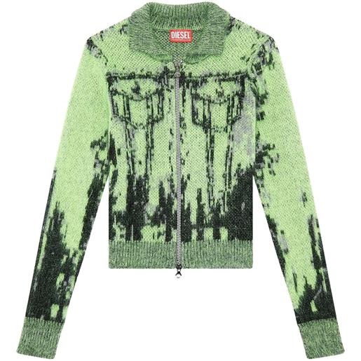 Diesel maglione m-taphos - verde