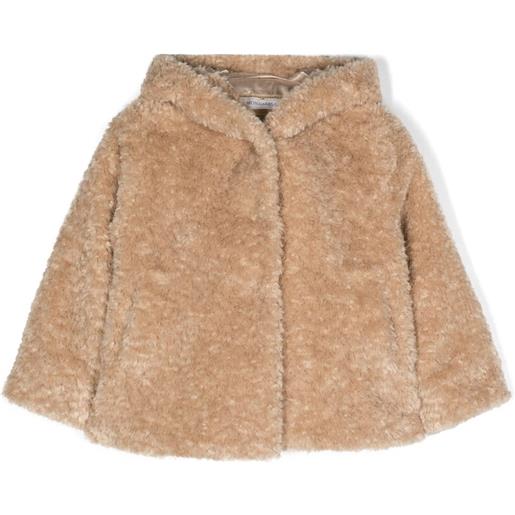 Monnalisa giacca monopetto teddy - toni neutri