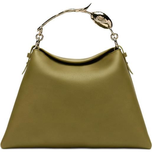 ERDEM borsa tote bloom grande - verde
