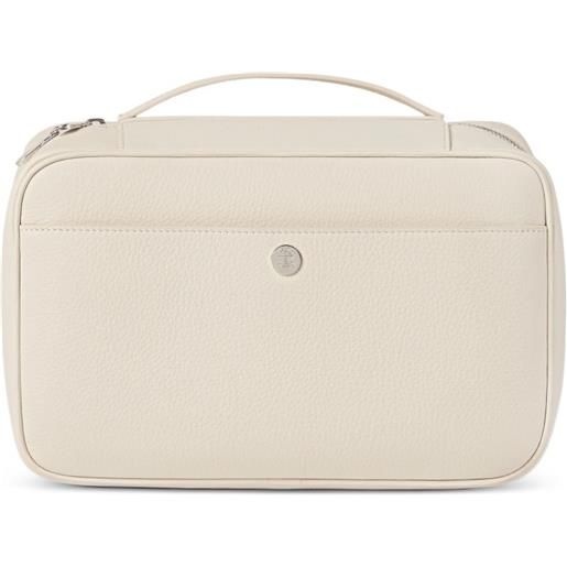 Brunello Cucinelli trousse make up in pelle - toni neutri