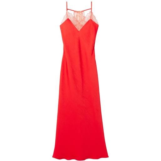 Claudie Pierlot abito con scollo a v - rosso