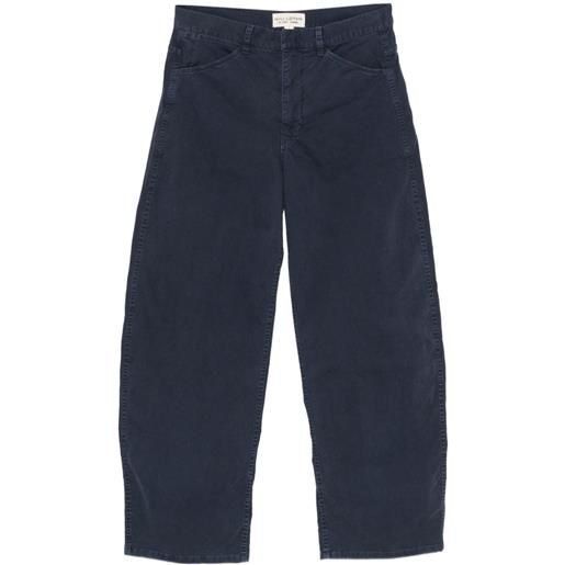 Nili Lotan pantaloni con tasche applicate - blu