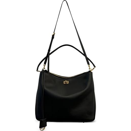 Balenciaga borsa a spalla rodeo media - nero
