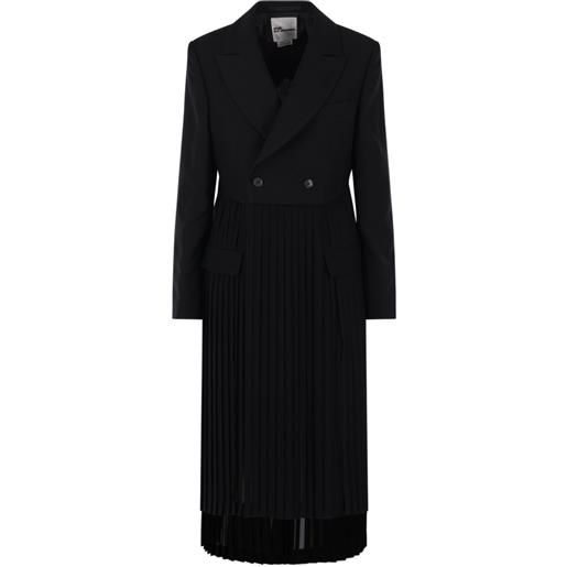 Comme Des Garçons abito plissettato - nero