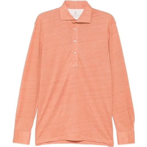 Brunello Cucinelli polo - arancione