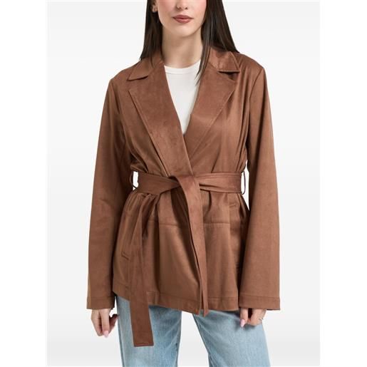 LIU JO giacca con cintura - marrone