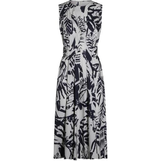 Antonelli abito con bottoni a stampa floreale - bianco