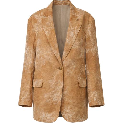 R13 blazer monopetto - toni neutri