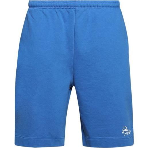 VETEMENTS shorts con stampa - blu