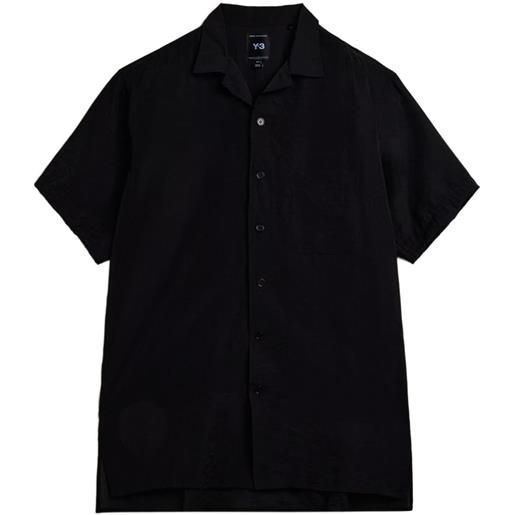 Y-3 camicia con bottoni - nero