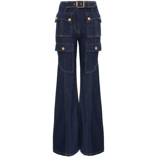 ZIMMERMANN jeans svasati luna - blu