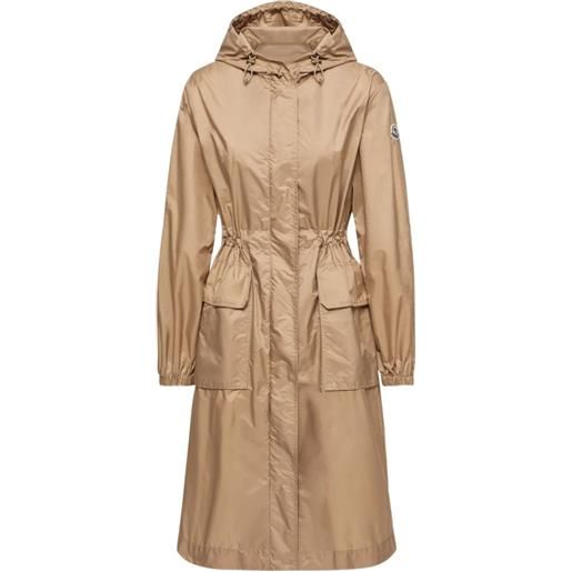 Moncler parka hiengos con cappuccio - toni neutri
