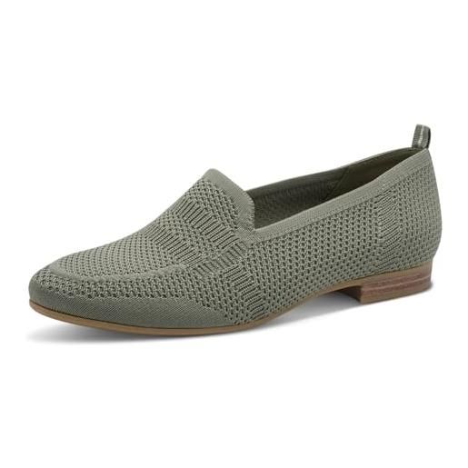 Mokkers Lily Pantofole Mocassini Donna - Grigio, Taglia 39, Tacco Piatto