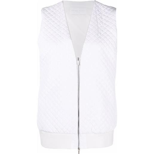 Fabiana Filippi gilet trapuntato - bianco