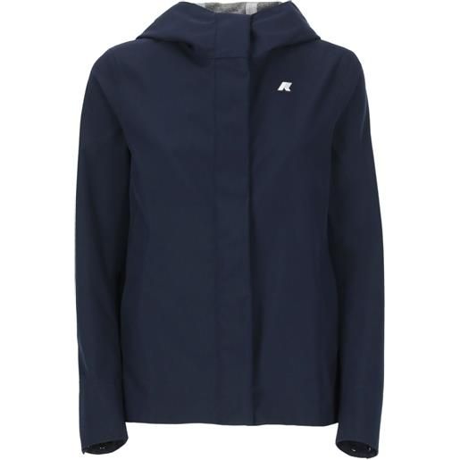 K-Way giacca madalina con cappuccio - blu