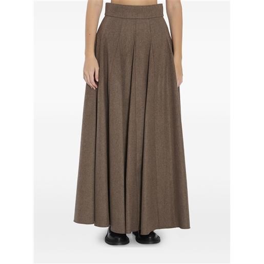Max Mara gonna bellico - marrone