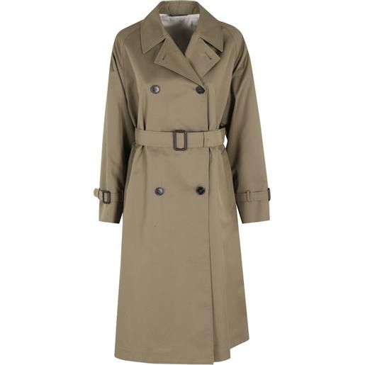 Weekend Max Mara trench con cintura canasta - marrone