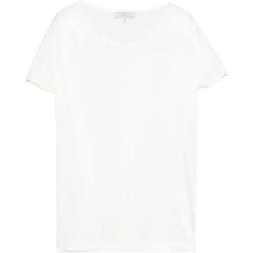 Antonelli t-shirt clara a maniche corte - bianco