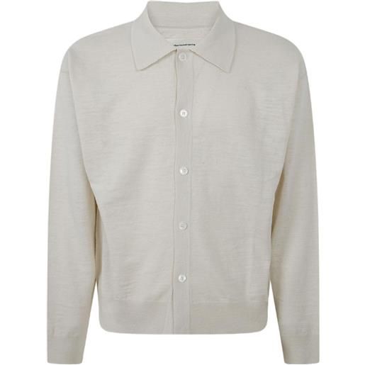 mfpen cardigan con bottoni - toni neutri