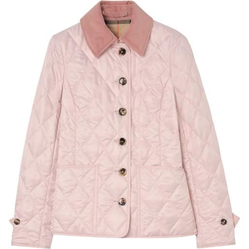 Burberry giacca trapuntata - rosa
