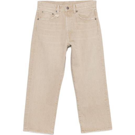 R13 jeans x-fb con frange - toni neutri