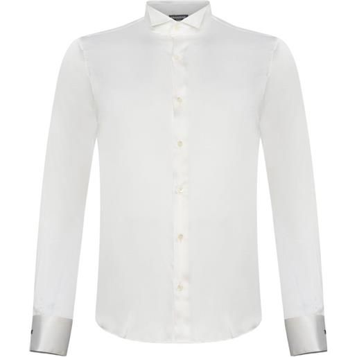FRANZESE COLLECTION camicia a maniche lunghe - bianco