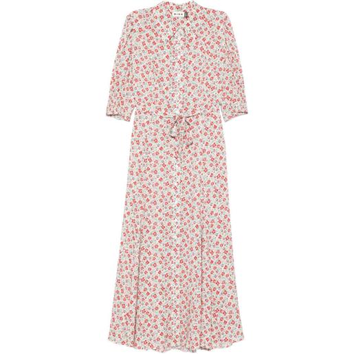 Rixo abito midi jeanni bloom - toni neutri