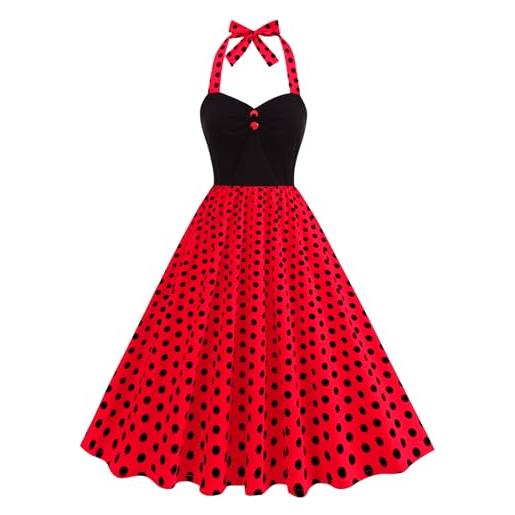 Abito Swing Maniche Lunghe Comfiestyle – Grembiule, Girocollo, Morbido Jersey, Taglia M/L (44-46), Colore Vino