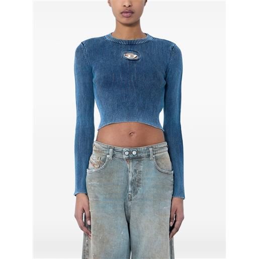 Diesel top m-anchor-a con cut-out - blu