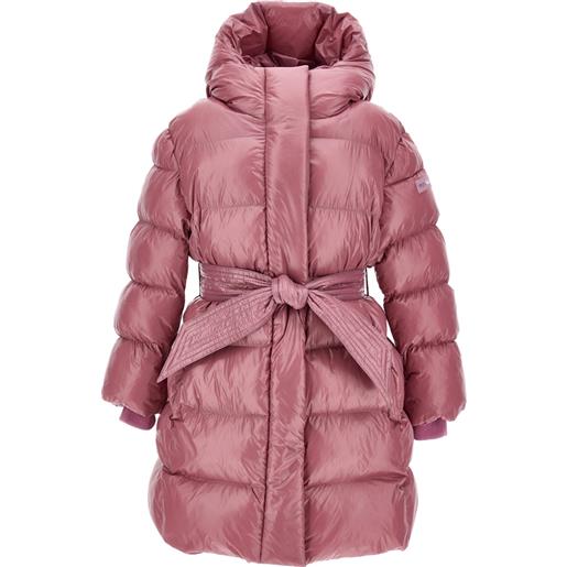 Monnalisa cappotto imbottito con cintura a nastro