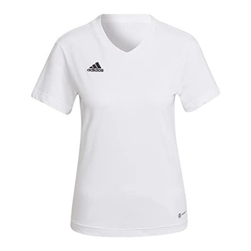adidas entrada 22 t-shirt, t-shirt donna, white, s