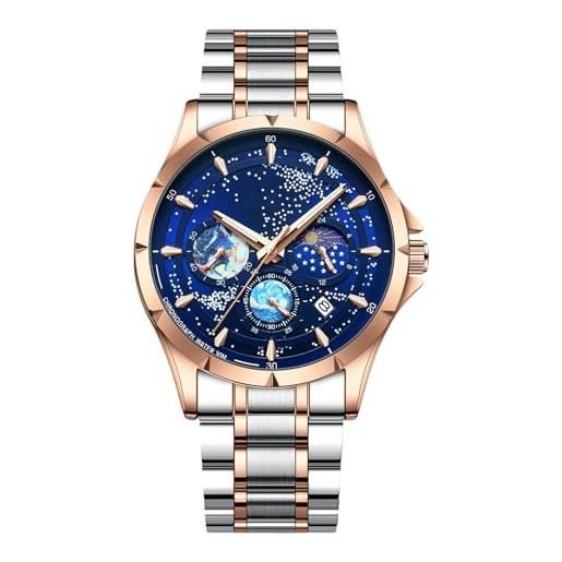 Orologio Uomo in acciaio dorato multifunzione Chronostar Ref- R3753298004